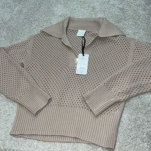 NWT Varley Lily Knit Polo - M